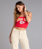 Game Day Glow Kansas City Football Team Tube Top