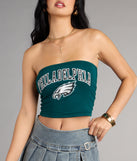 Kickoff Cutie Philadelphia Football Team Tube Top