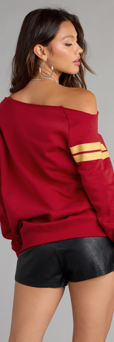 Trendy women’s tops, like the Ultra Game NFL San Francisco 49ers Pull-Over Top, bring effortless style for fall layering, lounging, or going out.