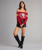 Sideline Glow San Francisco Football Team Pull-Over Top