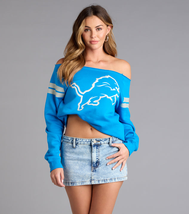 Tailgate Babe Detroit Football Team Pull-Over Top