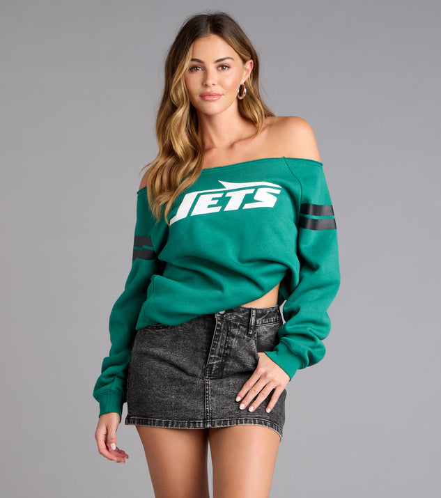 Next Level New York Football Team Pull-Over Top