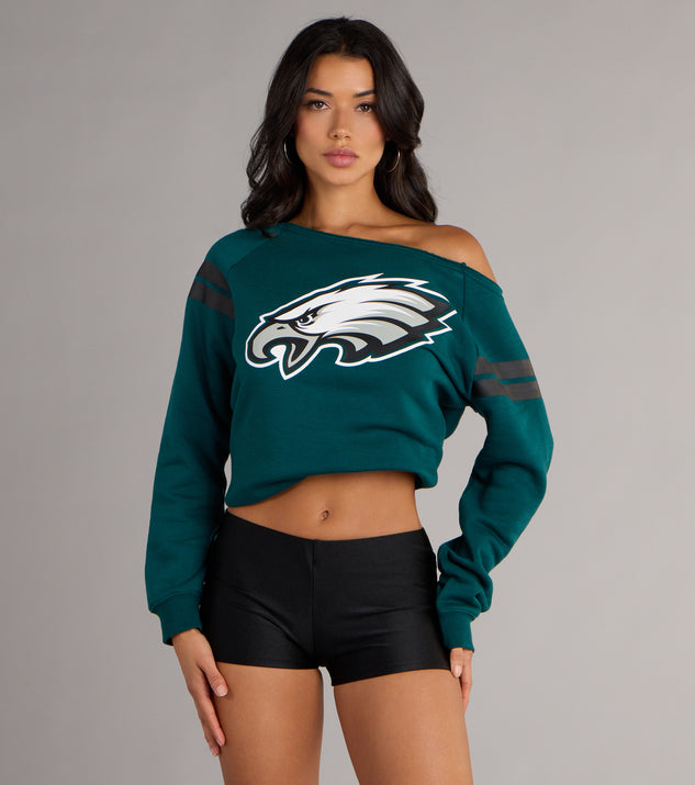 Off-Duty Win Philadelphia Football Team Pull-Over Top