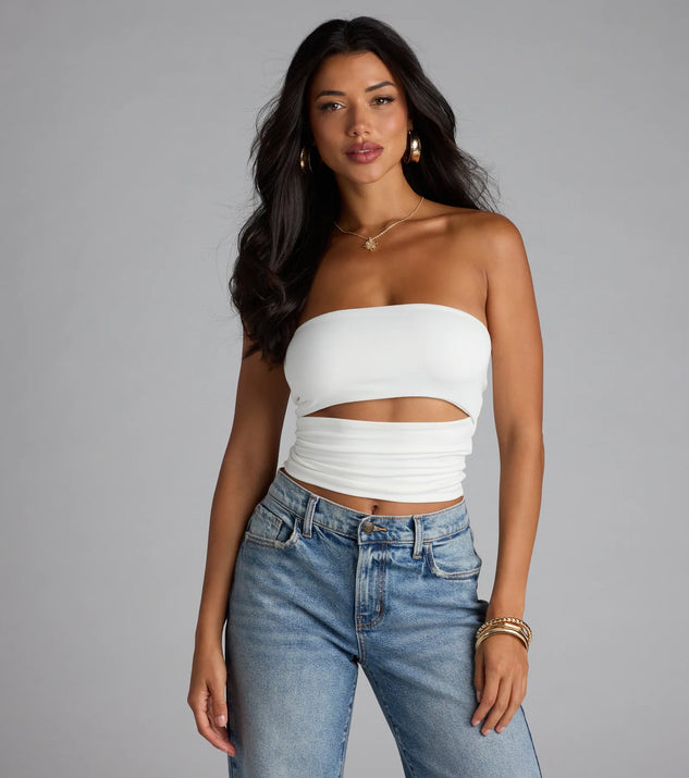 Ultra Trendy Cutout Tube Top Windsor