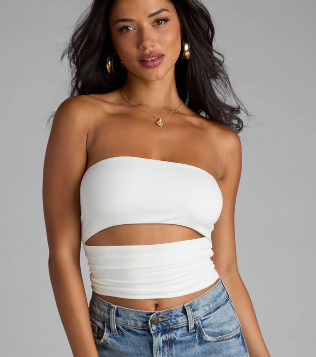 美品！OHOTORO Tube Knit Sheer Clear Top mixed tube knit | OHOTORO