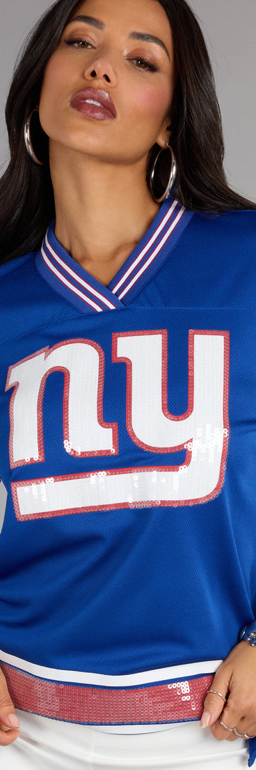 Trendy women’s tops, like the Ultra Game NFL New York Giants Top, bring effortless style for fall layering, lounging, or going out.