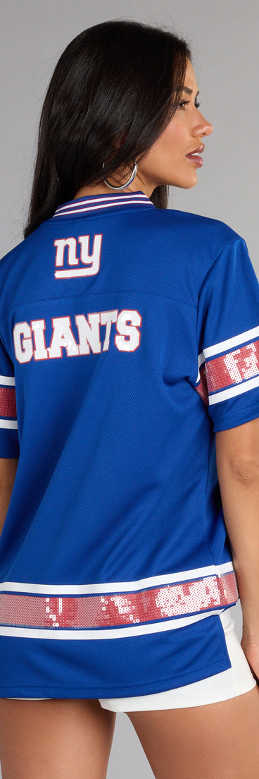 Trendy women’s tops, like the Ultra Game NFL New York Giants Top, bring effortless style for fall layering, lounging, or going out.