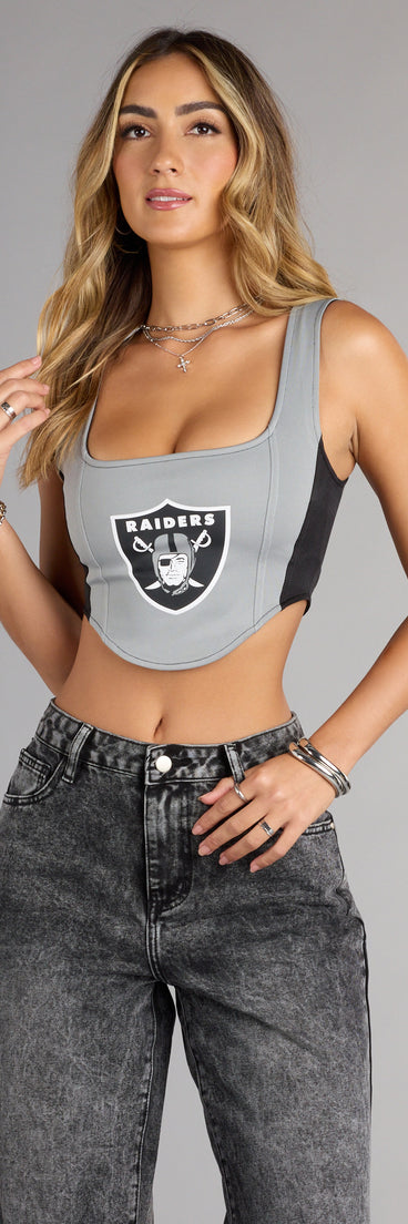 Trendy women’s tops, like the Ultra Game NFL Flirt Las Vegas Raiders Tank Top, bring effortless style for fall layering, lounging, or going out.