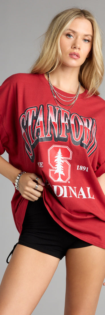 Complete your look with the Chill Mode Stanford® Cardinal™ Graphic Tee, a trendy top that’s ready to pair with anything in your fall rotation.