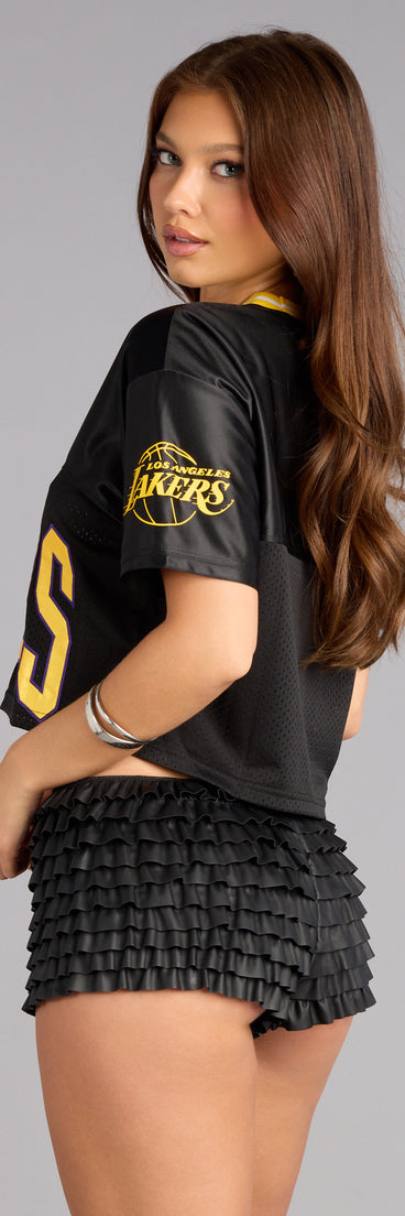 Ultra Game NBA Los Angeles Lakers Crop Top