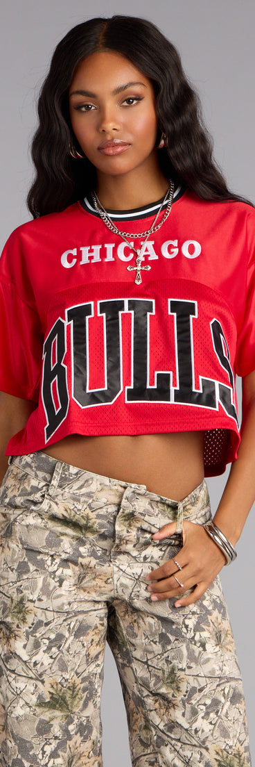 Ultra Game NBA Chicago Bulls Crop Top