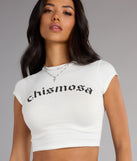 Chismosa Queen Cropped Graphic Tee