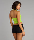 Certified Brat Graphic Crop Top