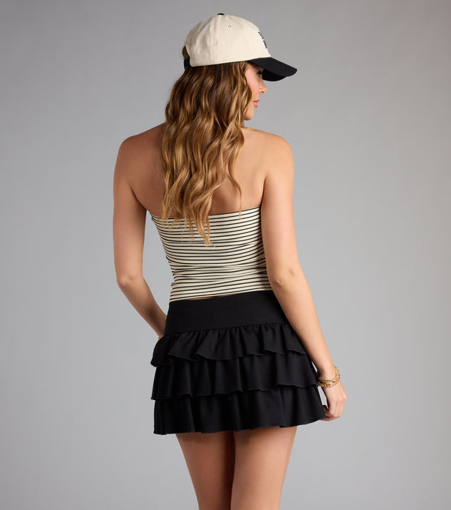 Keep It Chill Striped Tube Top