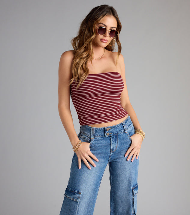 Keep It Chill Striped Tube Top | Windsor