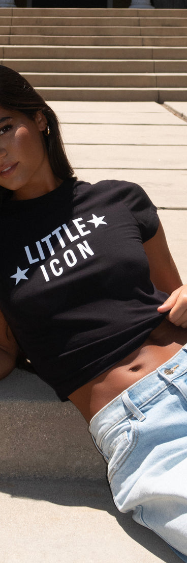 Complete your look with the Star Power Little Icon Graphic Sorority Tee, a trendy top that’s ready to pair with anything in your fall rotation.