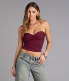 More To Come Twist Tube Crop Top