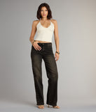 Complete your look with the Everyday Essential Halter Crop Top, a trendy top that’s ready to pair with anything in your fall rotation.