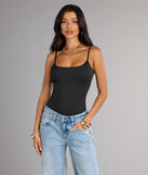 Forever Sleek Scoop Neck Bodysuit