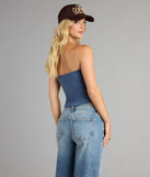 Serve Looks Crop Tube Top