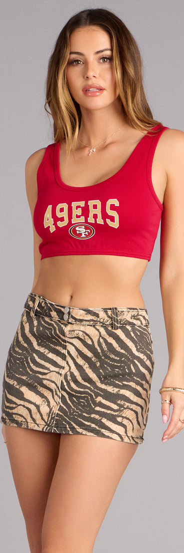 Ultra Game NFL San Francisco 49ers Crop Tank Top