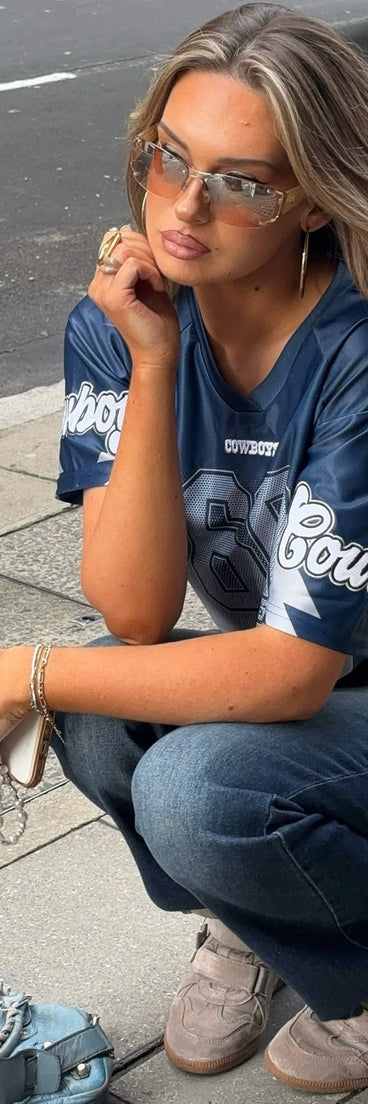 Ultra Game NFL Dallas Cowboys Mesh Crop Top