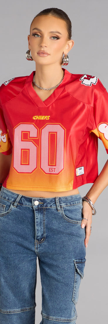Ultra Game NFL Kansas City Chiefs Mesh Crop Top