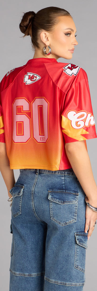 Ultra Game NFL Kansas City Chiefs Mesh Crop Top