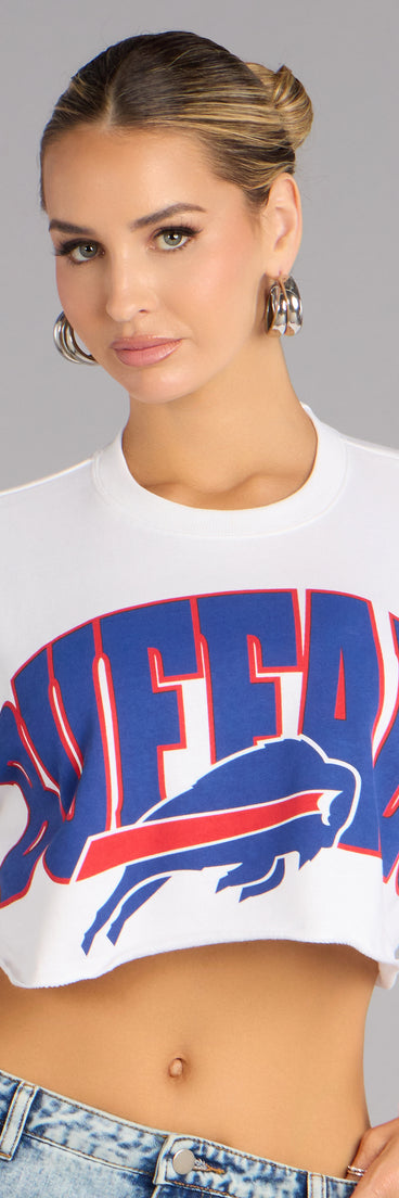 Ultra Game NFL Buffalo Crop Top