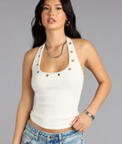 Level Up Halter Crop Top