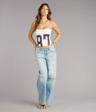 Game On Jersey 87 Corset Top