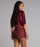 Sporty Chic Lace V-Neck 24 Graphic Jersey Top