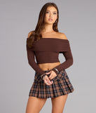 Soft Spoken Ribbed Crop Top