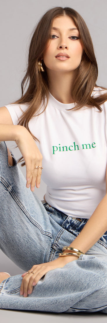Pinch Me Graphic Baby Tee