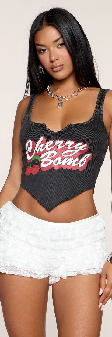 Cherry Bomb Graphic Tank Top