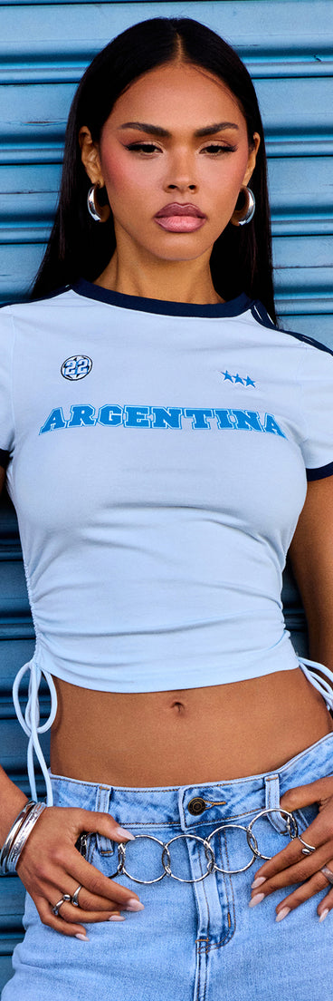 Take The Lead Argentina Baby Tee