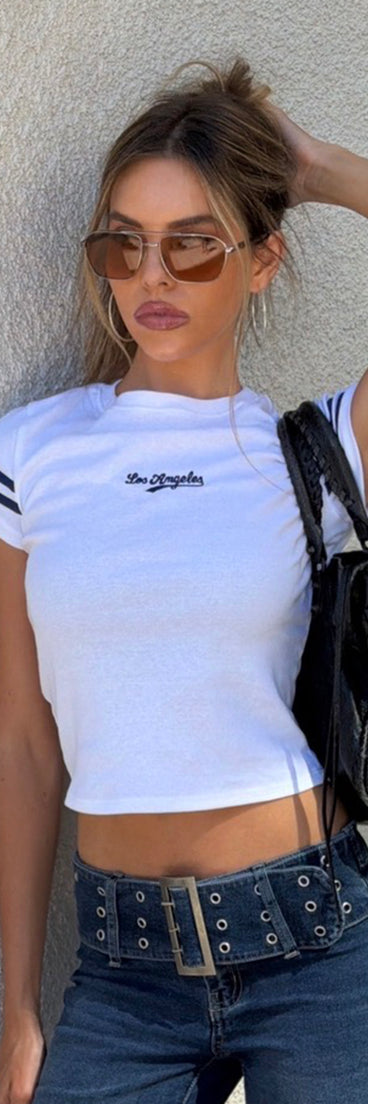 Los Angeles City Off Duty Baby Tee