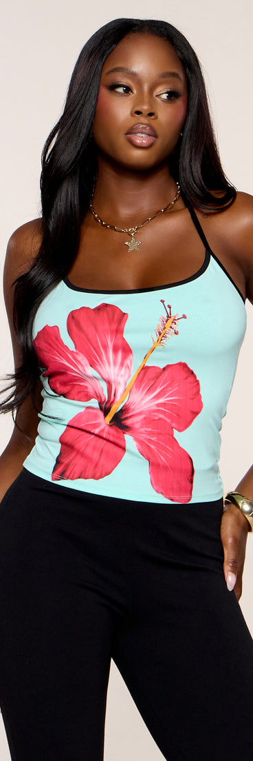 Island On The Mind Tropical Tank Top