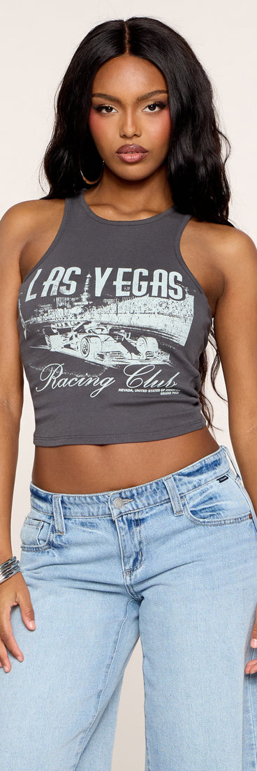 Full Speed Racing Club Graphic Tank Top
