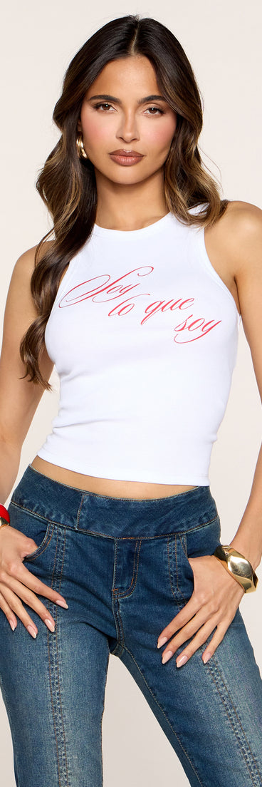 Soy Lo Que Soy Graphic Tank Top