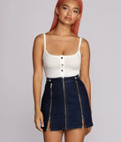 Back To Basics Henley Bodysuit