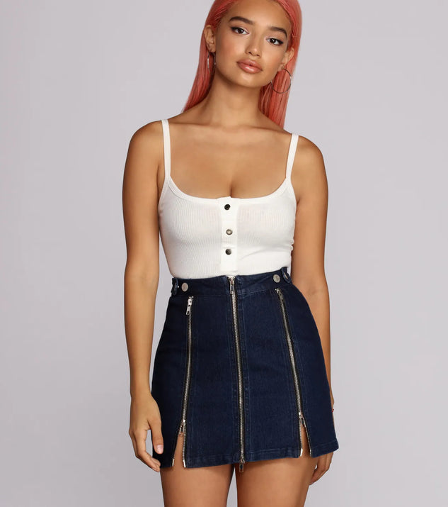 Back To Basics Henley Bodysuit
