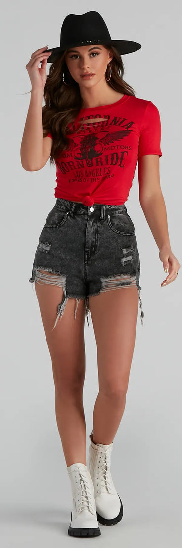 Born To Ride Graphic Tee