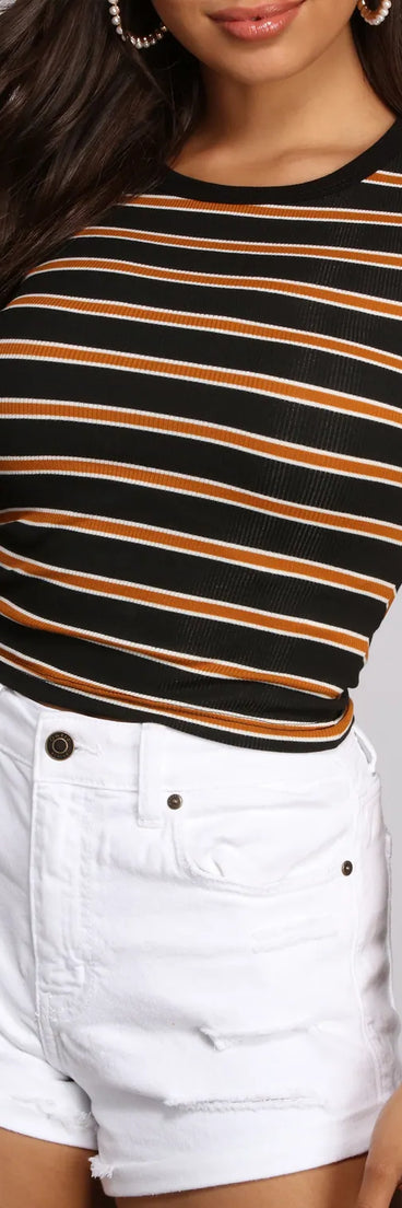 Sass It Up In Stripes Top