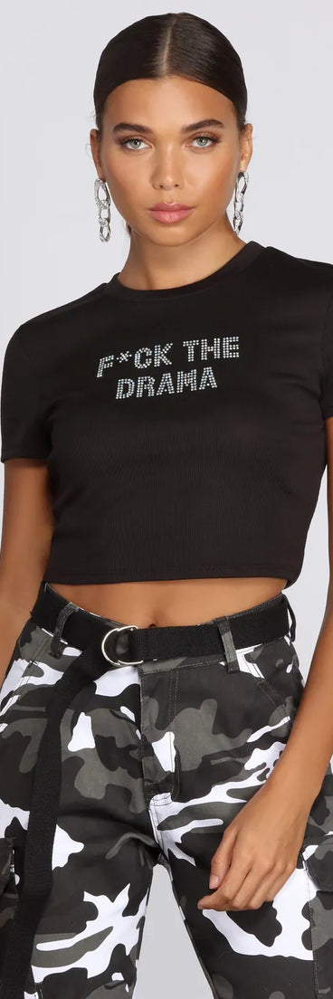 Drama-Free Crew Neck Tee