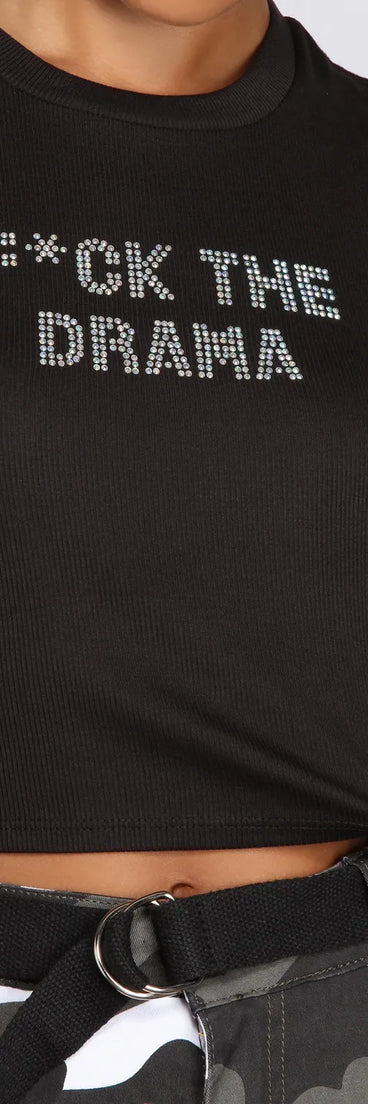 Drama-Free Crew Neck Tee