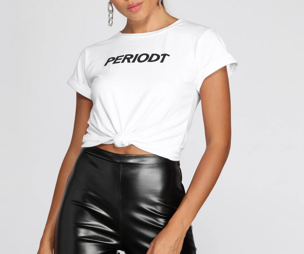 Periodt Graphic Knot Tee & Windsor
