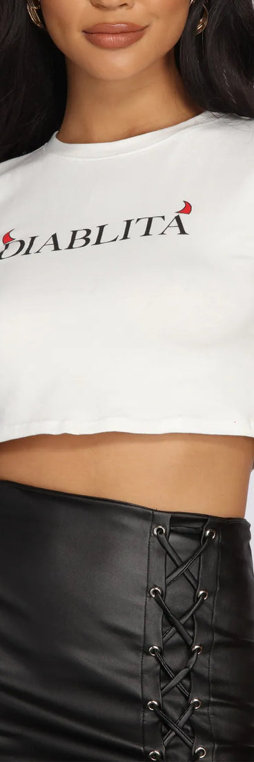 Lil Diablita Crop Top