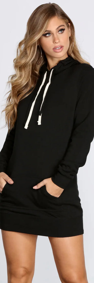 Comfy Cozy Slim Hoodie Tunic