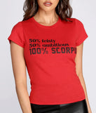 Scorpio Graphic Tee